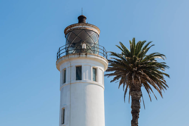 Upper Portion of Point Vicente Lighthouse Tower - Фото, изображение
