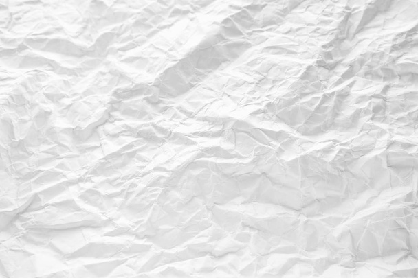 White paper crumpled texture, Popular in used as background. - Photo, Image