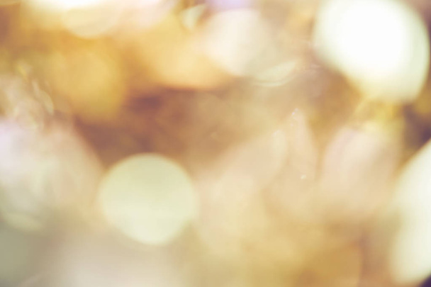 Blur background of gold color bokeh light, Popular in the genera - Photo, Image