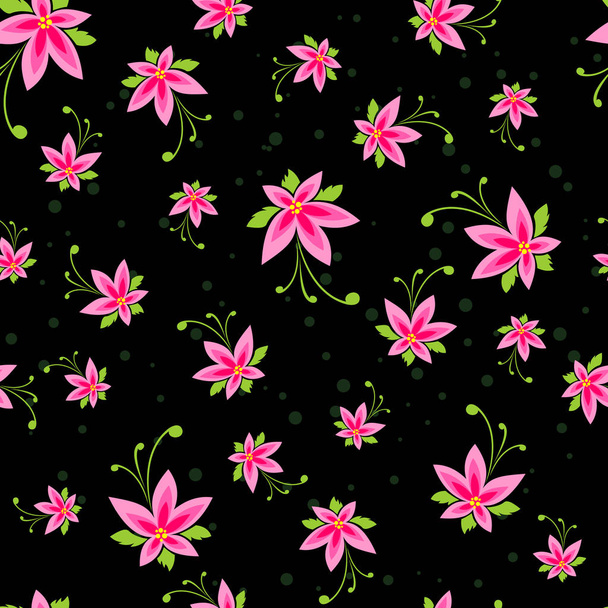floral pattern-01 - Vektor, kép