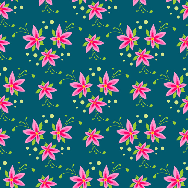 floral pattern-02 - Vektor, kép