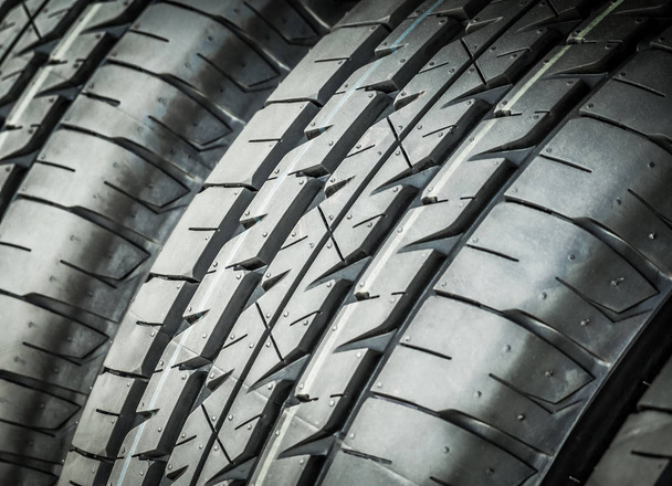 New Car tires closeup - Photo, Image