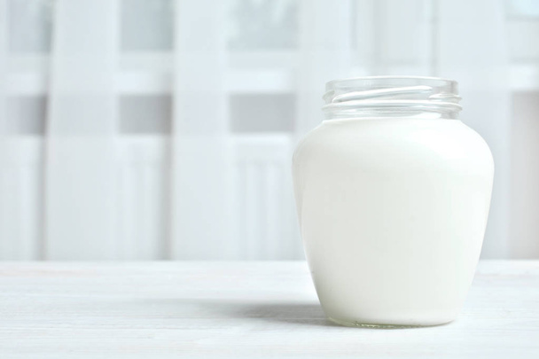 A jar of yogurt  - Fotó, kép