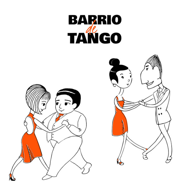 Argentiinan tango juliste
 - Vektori, kuva