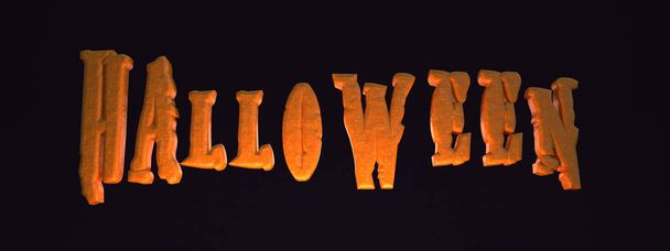 "Halloween "Texto en 3D
  - Foto, Imagen