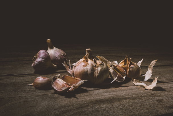 healthy organic garlic   - Foto, imagen