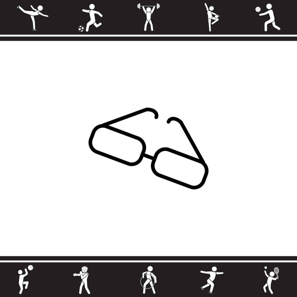Icona web occhiali
 - Vettoriali, immagini