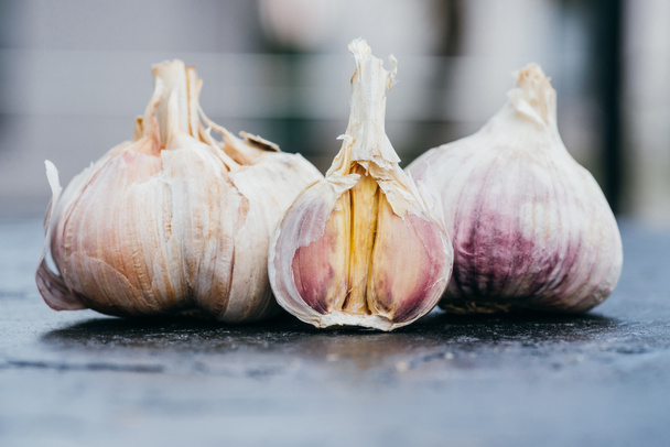 organic garlic - Foto, imagen