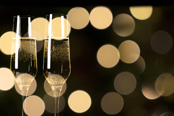 Toast champagne isolated - Фото, изображение