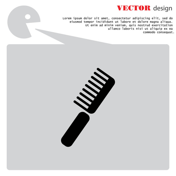 Comb Web icon - Vector, Image