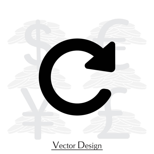 Refresh symbol illustration - Vector, Image