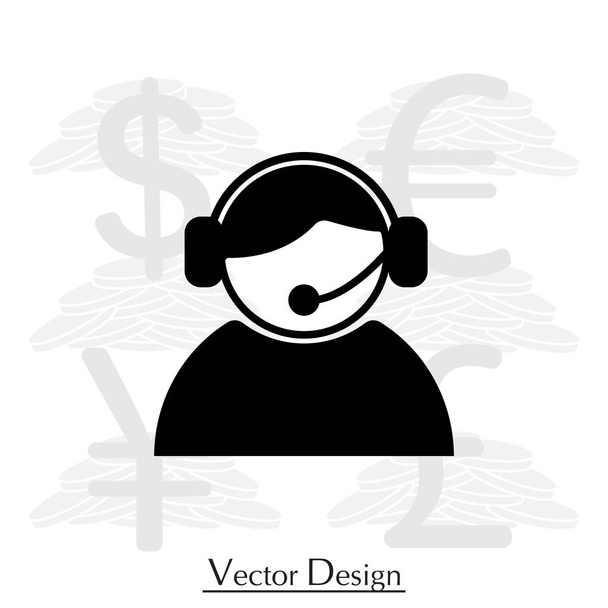 Operador del centro de llamadas - Vector, Imagen