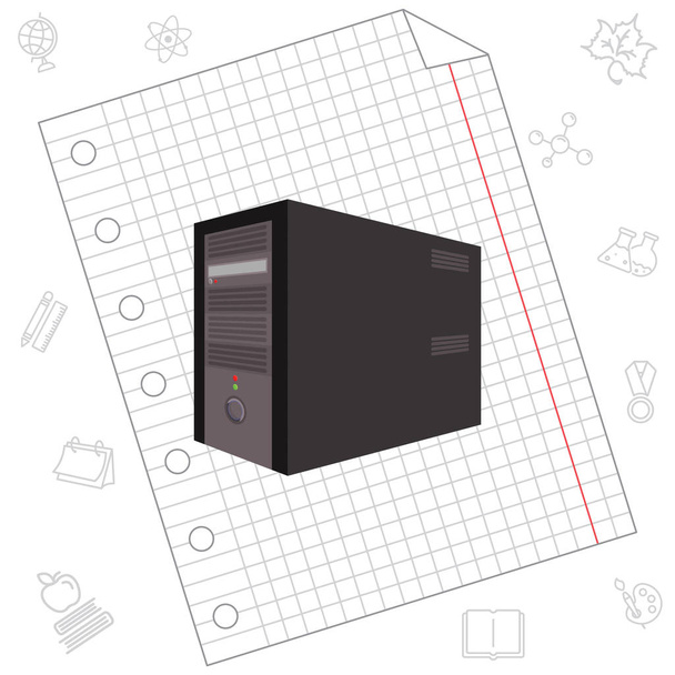 system unit icon - Vector, Image