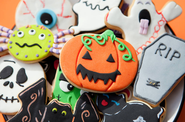 funny Halloween cookies  - Photo, Image