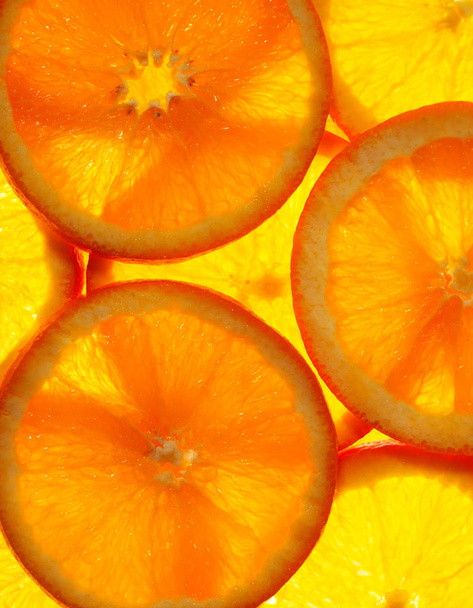 φέτες πορτοκαλιού φόντο - Φωτογραφία, εικόνα