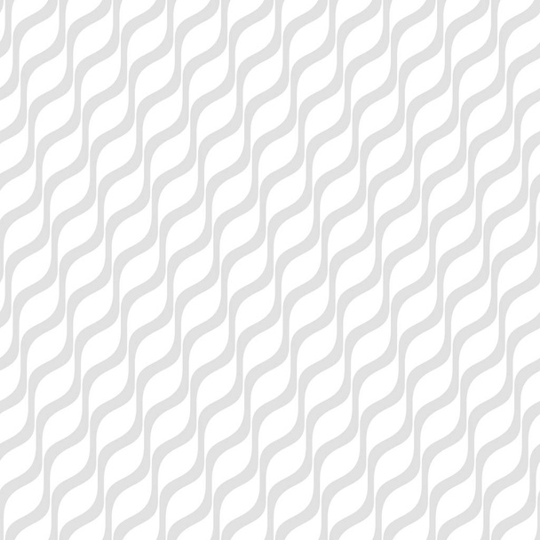 Seamless pattern of wavy lines. Geometric background. - Vector, Image