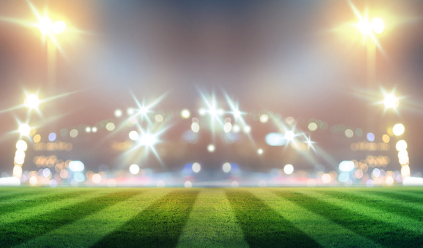Stadion in verlichting - Foto, afbeelding