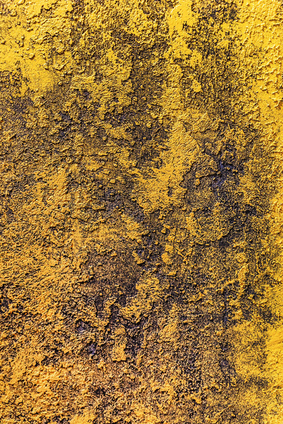 yellow old wall background, texture  - Foto, Bild