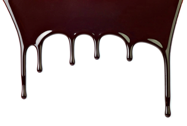 десерт из шоколадного сиропа
 - Фото, изображение