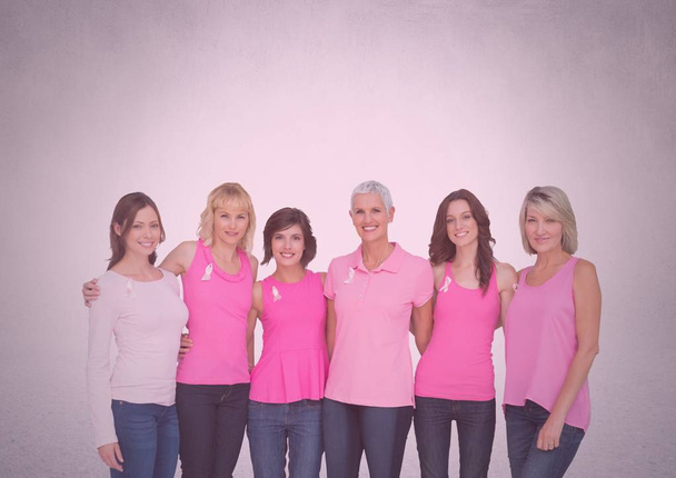 pink breast cancer awareness women - Φωτογραφία, εικόνα
