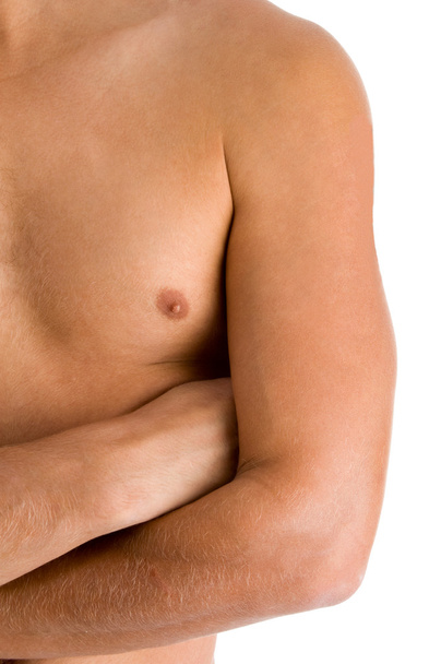 Close view of man's muscular body - Zdjęcie, obraz