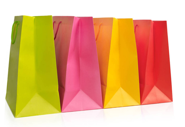 Πολύχρωμες τσάντες για ψώνια - Φωτογραφία, εικόνα