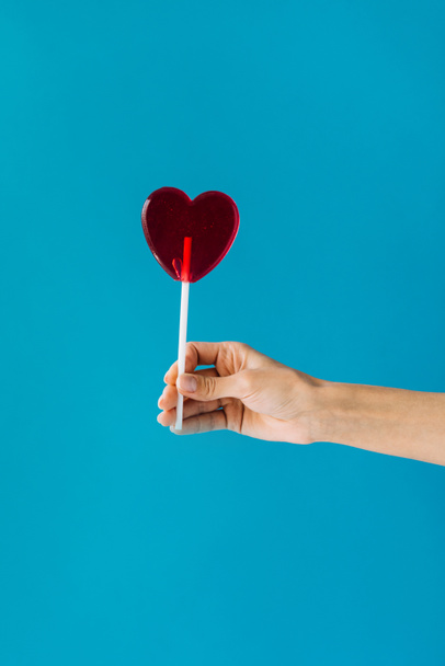 heart shaped lollipop - Foto, Imagem