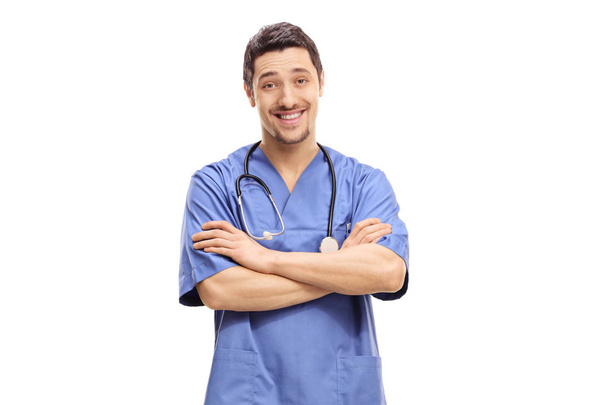 Doctor with his arms crossed - Photo, image