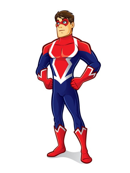 Дружественный супергерой Проуд
 - Вектор,изображение
