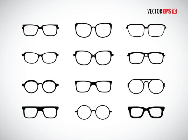 set of glasses - Vector, Image