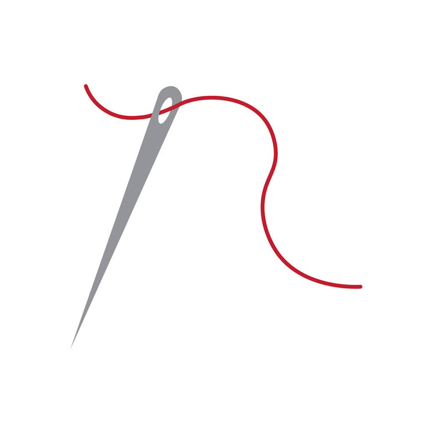 針と糸のアイコン ベクトル図 - ベクター画像