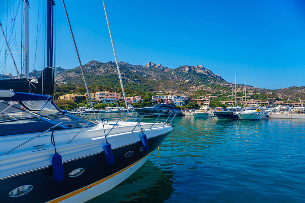 yacht near Sardinia island - Фото, зображення