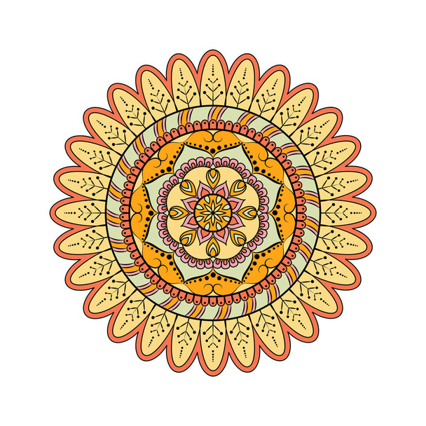 Flower Mandalas. Vintage decorative elements. Oriental pattern,  - Foto, immagini