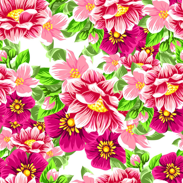Seamless floral pattern - Вектор, зображення