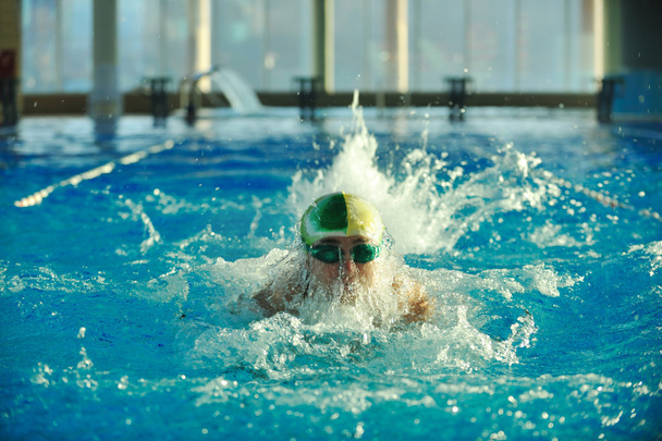  young athlete swimmer - Foto, Imagen