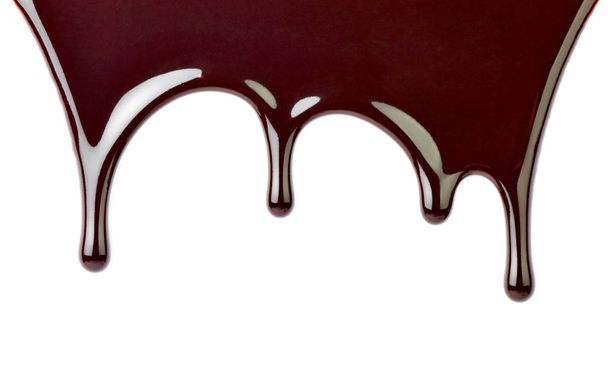 csoki szirup desszert élelmiszer édes szivárgó csepp - Fotó, kép