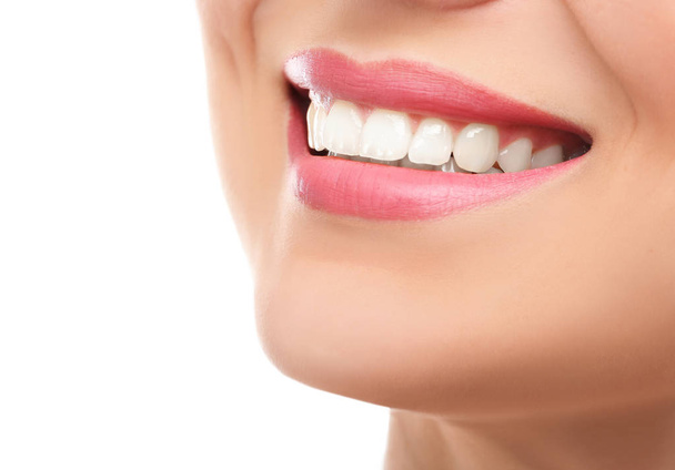woman with healthy teeth - Фото, изображение