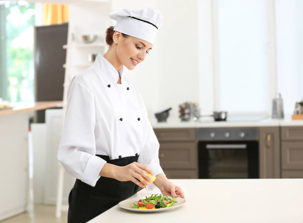 Young female chef  - Photo, image