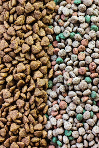 Top view of dry pet food - Photo, image