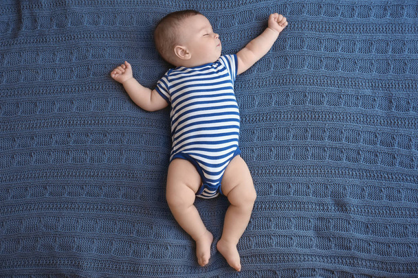 Cute little baby sleeping on bed - Photo, Image