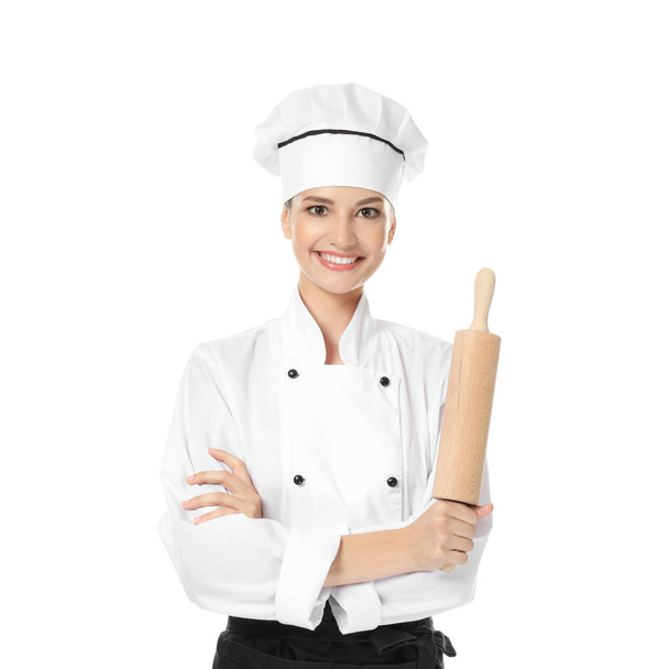 Young female chef  - Foto, immagini