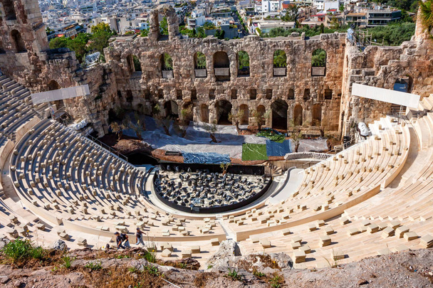 Odeon, a herodes atticus, Athén - Fotó, kép