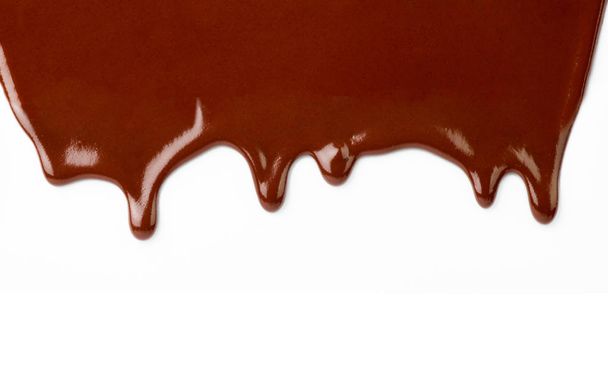 csoki szirup desszert élelmiszer édes szivárgó csepp - Fotó, kép