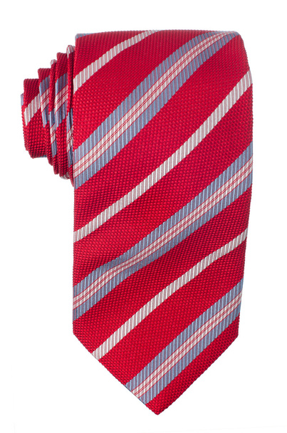 Red pattern tie - Fotoğraf, Görsel