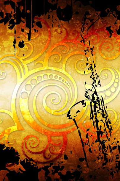 music abstract color design art illustration - Photo, Image