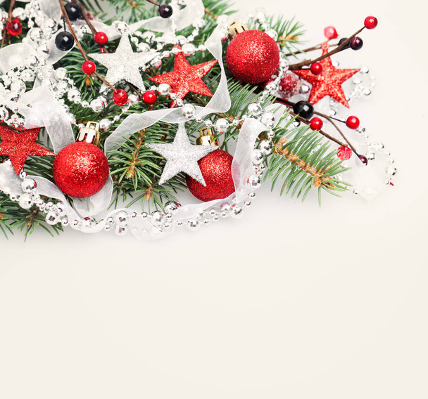 Christmas or New Year Background with Copy Space - Foto, Imagem