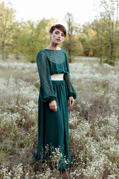 woman in elegant dress - Photo, Image