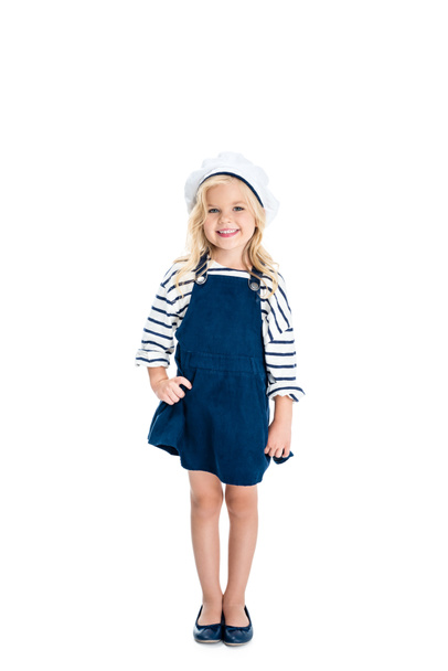 child in sailor costume - Foto, afbeelding