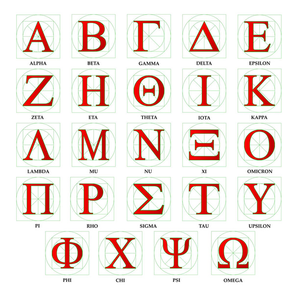 abeceda medicína symboly - Vektor, obrázek