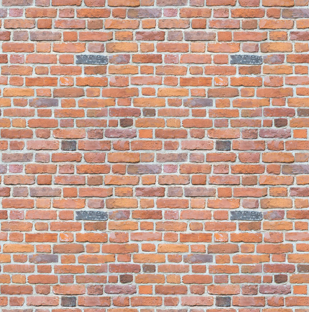 Achtergrond van oude vintage bakstenen muur / rode bakstenen muur naadloze achtergrond - structuurpatroon voor continu repliceren. / Rode bakstenen muur textuur achtergrond - Foto, afbeelding